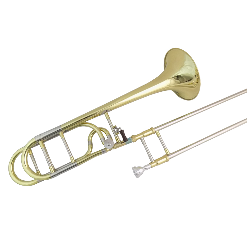 Bb/F Tenor Trombone F attachment with Case Mouthpiece Tuning slides